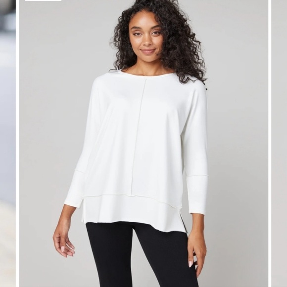 SPANX Tops - Spanx Perfect Length Top Dolman Sleeve Sweatshirt